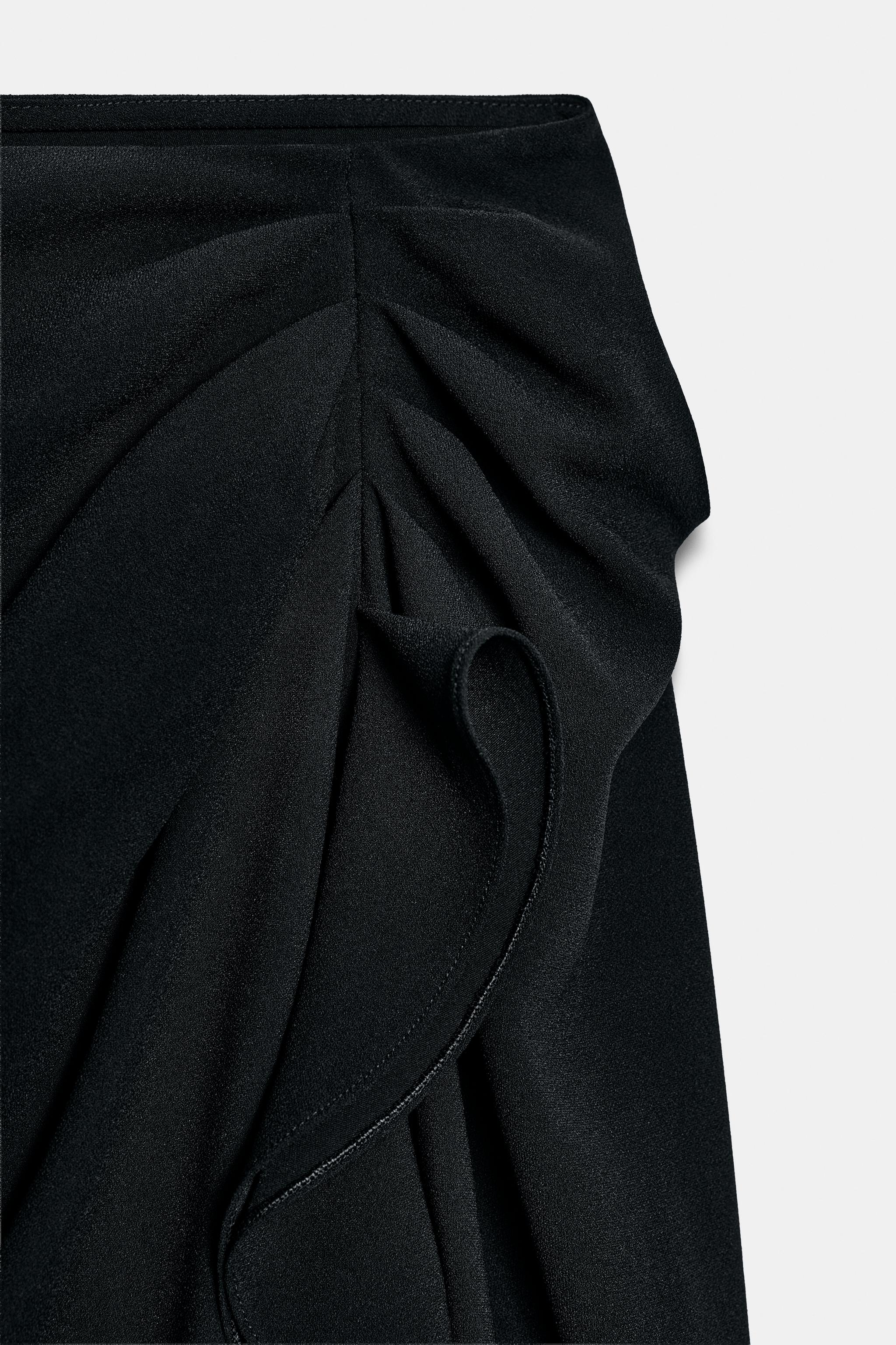 ZW COLLECTION RUFFLED MIDI SKIRT